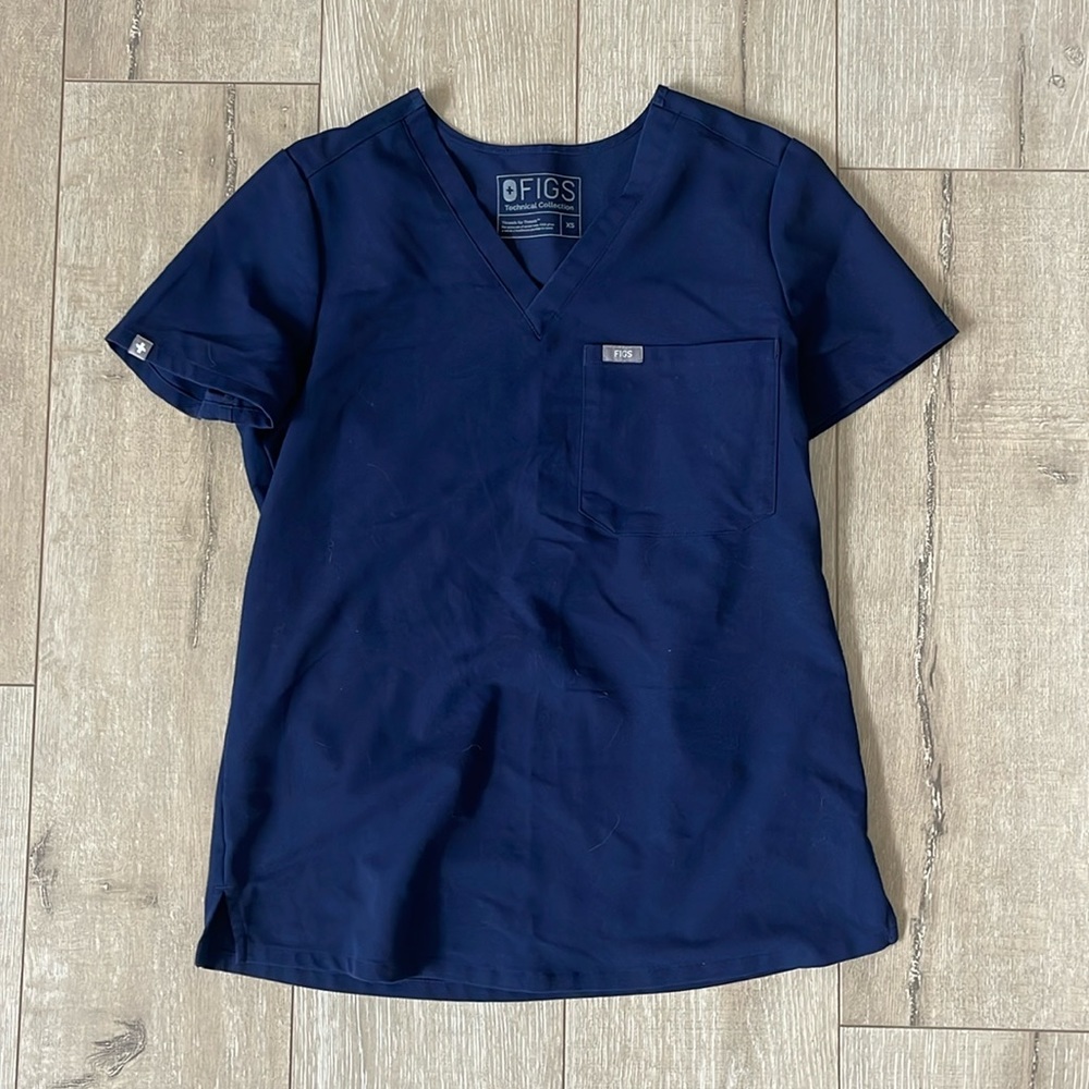 Figs XS One-Pocket Scrub Top